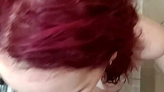 pov young redhead stepsister gets wildly fucked in shower by you