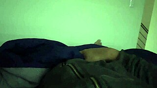 damn this hot mexican latina jerks moaning to huge cum