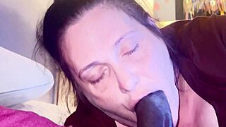 thick midget passionately slurps huge bbc