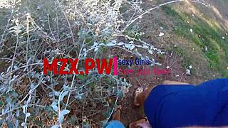 Blonde Girlfriend Caught in Public Cum-Filled Outdoor Fuck with Friend