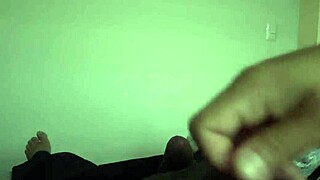 damn this hot mexican latina jerks moaning to huge cum