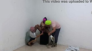 wife's fantasy unfolds watching her fuck coworker in hot real homemade trio