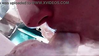 WOW FLEXIBLE GIRL SELF-SUCKS DURING INTENSE WORKOUT IN POV!