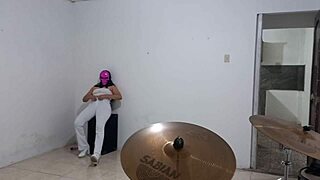 wife's fantasy unfolds watching her fuck coworker in hot real homemade trio