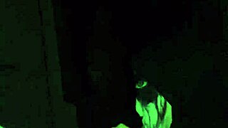 wife in mask gives wet sloppy nasty deepthroat on huge bbc