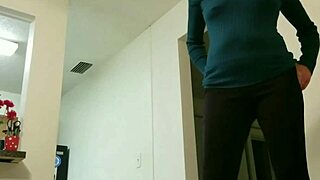 Angry wife rips clothes flashes shaved pussy furious