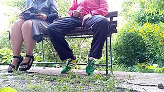 oh god, lustful mother-in-law cums heavily on my thick load