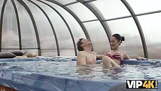 Vip4k. Angie Fulfills Daddy's Every Craving as Young Teen Rides Old Man Wildly