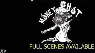 Skarlit angel fingers juicy clit to squirting orgasm solo shaved punk style