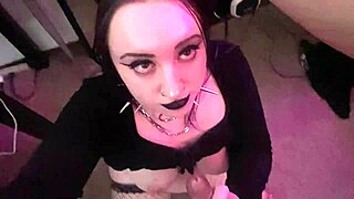 goth vixen hints at devouring older asian shaft deeply