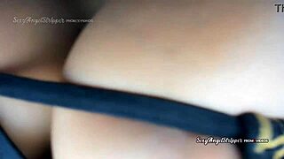 sexy latina webcam roleplay teases cameltoe dirty talk joi pre-date