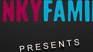 Whoa stepdad pounds scarlet skies' shaved teen pussy with braces 😈