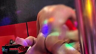 Old brazilian cougar fucked by black bull while cuckold watches in bed