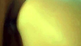 check out this brazilian blonde milf in lingerie teasing with her huge tits before homemade interracial fun with monster black cock