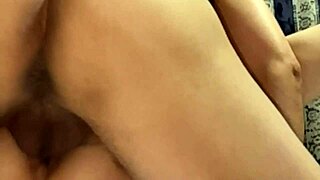 Virgin's shaved pussy creampie closeup 282 days post deflowering