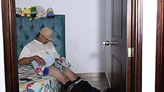 Neighbor Catches Me Pantyless Invites In For Deepthroat Cowgirl Cum Ride!