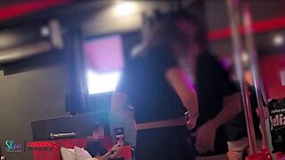 Old brazilian cougar fucked by black bull while cuckold watches in bed