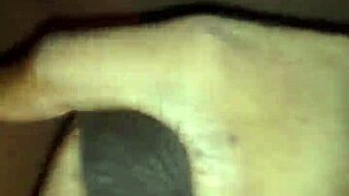 Horny indian milf milks massive black cock to explosive cumshot closeup