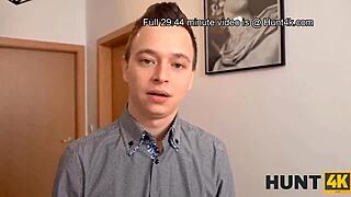 Hunt4k guy bangs buddy's ginger milf girlfriend in wild holiday fuck!