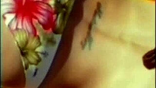 petite milf's bubble butt jiggles in bikini as pool guy pounds her doggystyle hard