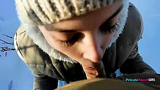 Russian stepsis outdoor blowjob is my absolute fave 😍🍆