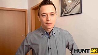 Hunt4k guy bangs buddy's ginger milf girlfriend in wild holiday fuck!