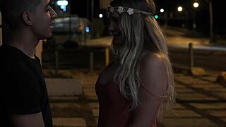 Pickup Teen Babe Bound Outdoor for Rough Cock Ride