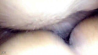 That hairy cougar milf pussy craves quick monster black cock pounding