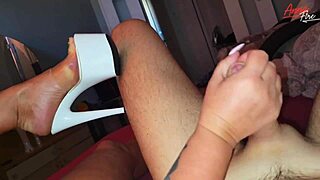 hey do these sexy high heels on milf legs make your cock throb? 👠