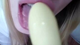 oops got yummy cum dripping down my lip hehe!!