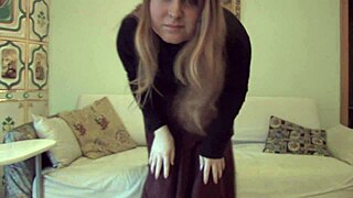 Teacher Fingers Her Wet Pussy Solo After School