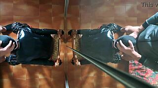 blindfolded latina milf chairtied gagging on monster cock facefuck till deep cum swallow