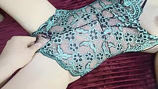 northern sister-in-law fucks so easily with small cock creampie