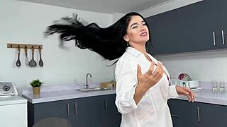 pov my horny milf stepmom sucks muscular stepson cock