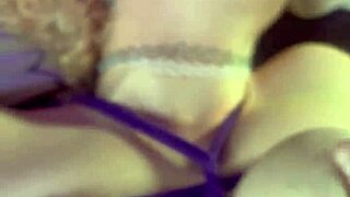 Bound Slut Drips Red Lube While Cumming Hard on Vibrating Toy