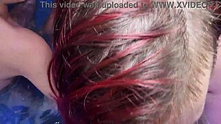 yo check this french jacuzzi gangbang 3 dudes stretch milf’s holes intense!!