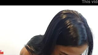 that naughty brazilian brunette rides her cuck boyfriend then takes two more guys doggy and cowgirl shaking her ass wild