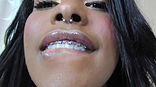 Hey check this ebony french beauty dominating with jerk off instructions