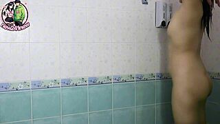 ninewthai teen washes stinky pussy after hubby's complaint