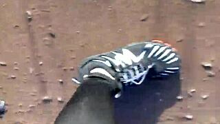 Got my new barefoot shoes on