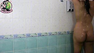 ninewthai teen washes stinky pussy after hubby's complaint