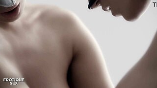 i can't stop staring at lucy li and silvie deluxe's massive natural tits in this steamy teen lesbian outdoor fuckfest