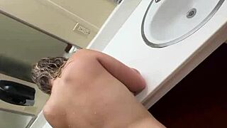 Wife caught curvy fat body sneaky public shower sex big monster cock blowjob