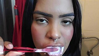 Hey check this ebony french beauty dominating with jerk off instructions