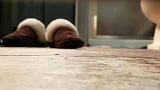 caught my wife again blasting pussy to showerhead orgasm bliss