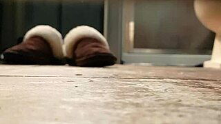 caught my wife again blasting pussy to showerhead orgasm bliss