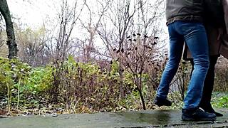 Curvy Stepmom's Wild Street Pissing Roleplay Pleases Stepson Again!