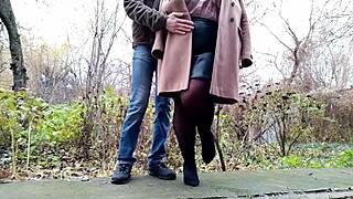 Curvy Stepmom's Wild Street Pissing Roleplay Pleases Stepson Again!