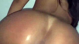 latina with huge tits bent over for quick doggystyle before parents wake