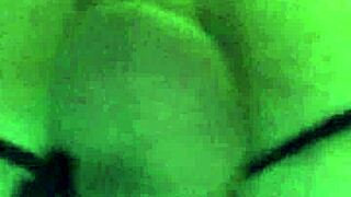 sun692 bends over spreading ass wide for moon692's huge dildo pegging deep inside!!